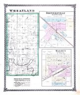 Wheatland, Brewersville, Malden, Bureau County 1875